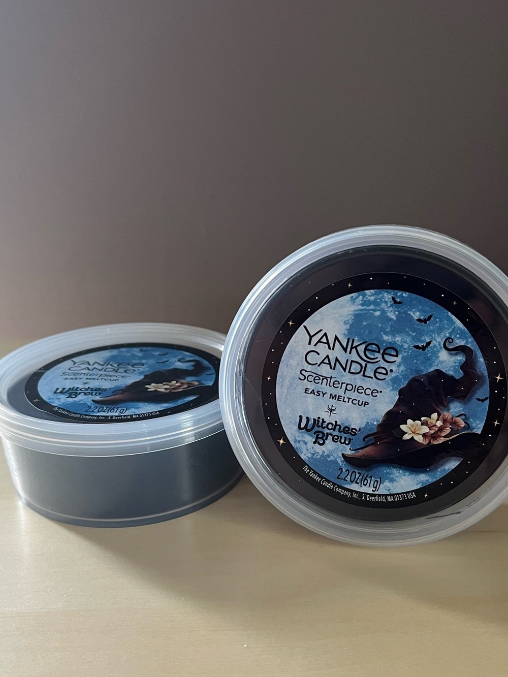 Two New Yankee Candle Witches’ Brew Patchouli Scenterpiece Wax Melt Cups
